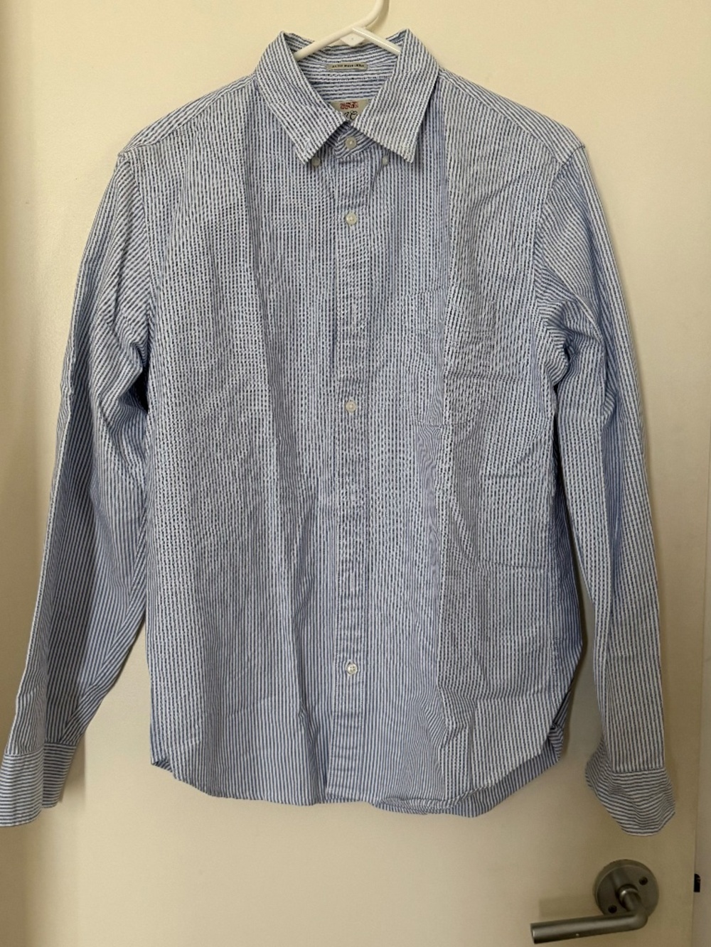 J.CREW SLIM UNTUCKED ALL COTTON OXFORD SIZE M